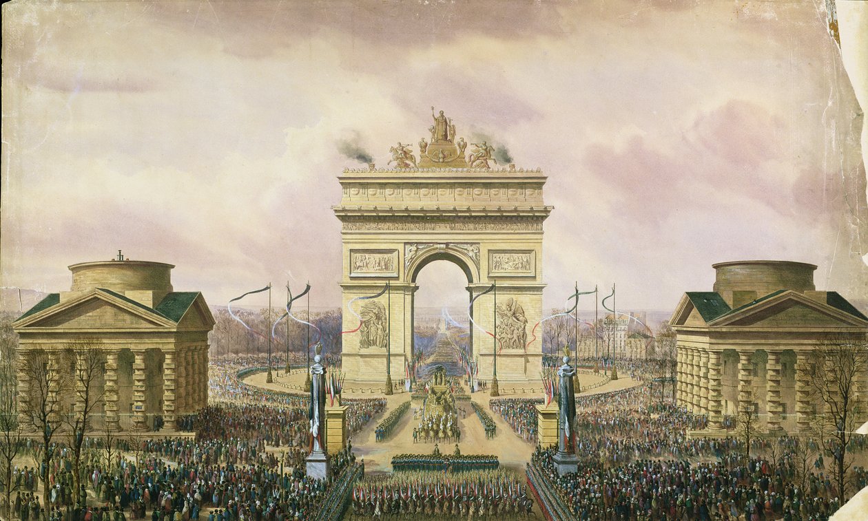 Retorno das Cinzas do Imperador a Paris, 15 de dezembro de 1840 de Theodore Jung