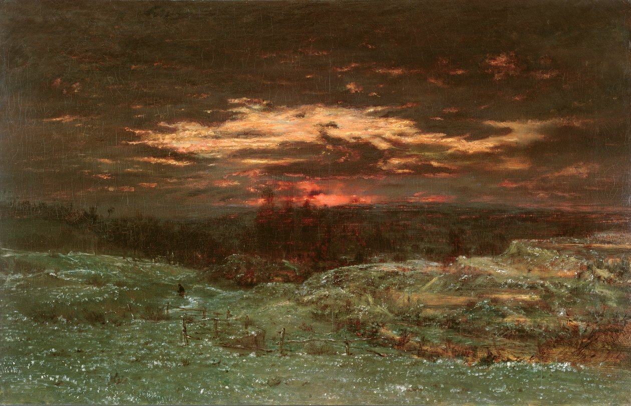 Efeito Gélido, 1845 de Pierre Etienne Theodore Rousseau