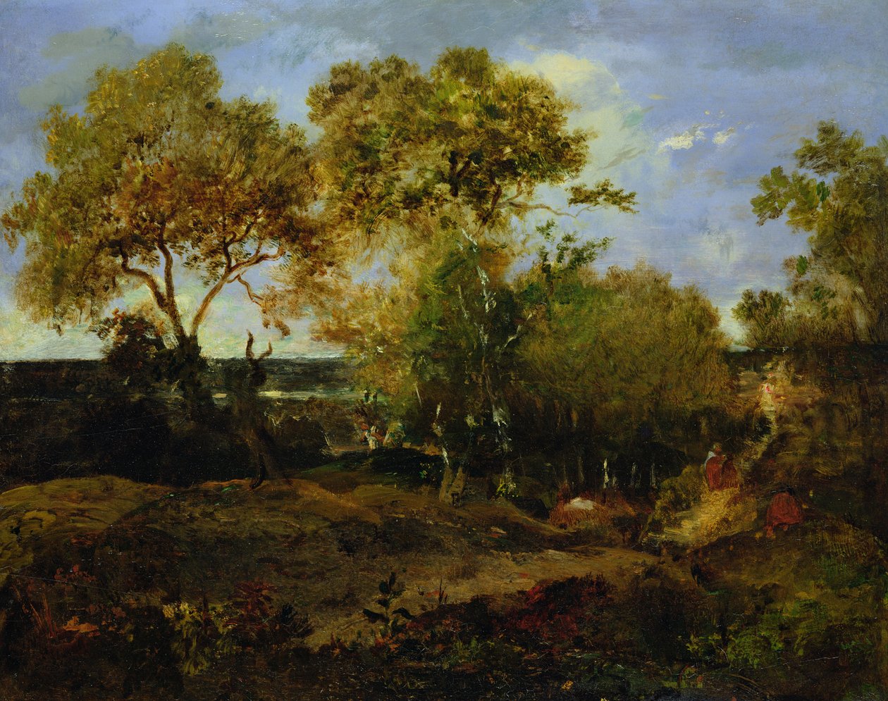 O fim do outono de Pierre Etienne Theodore Rousseau