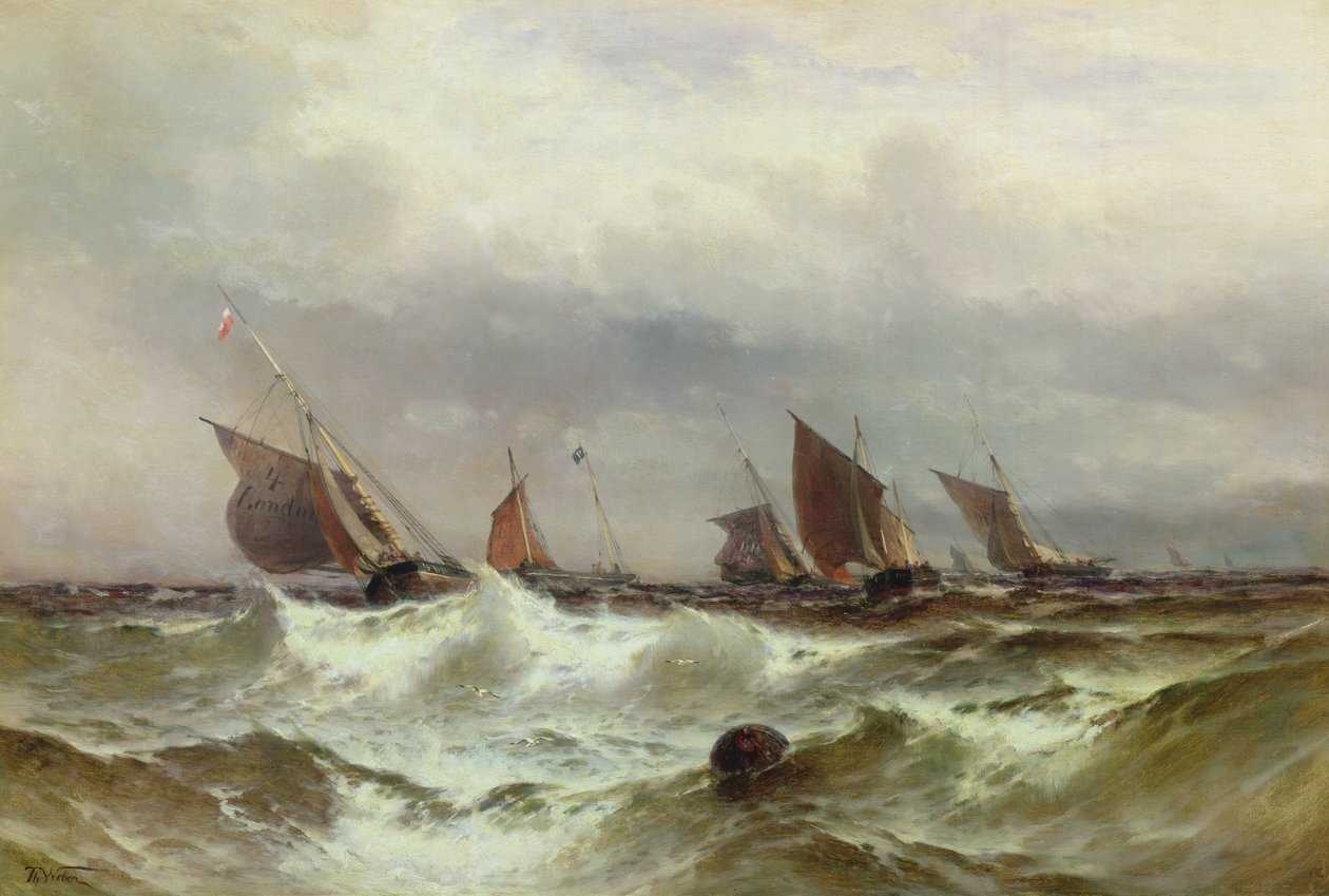 Dover Piloto e Barcos de Pesca de Theodore Weber
