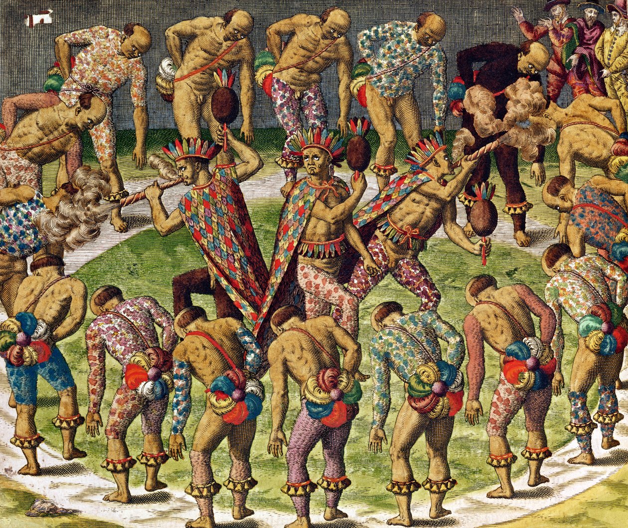 A canibalismo, do Brasil para os Estados Navigation &39; de Theodore de Bry
