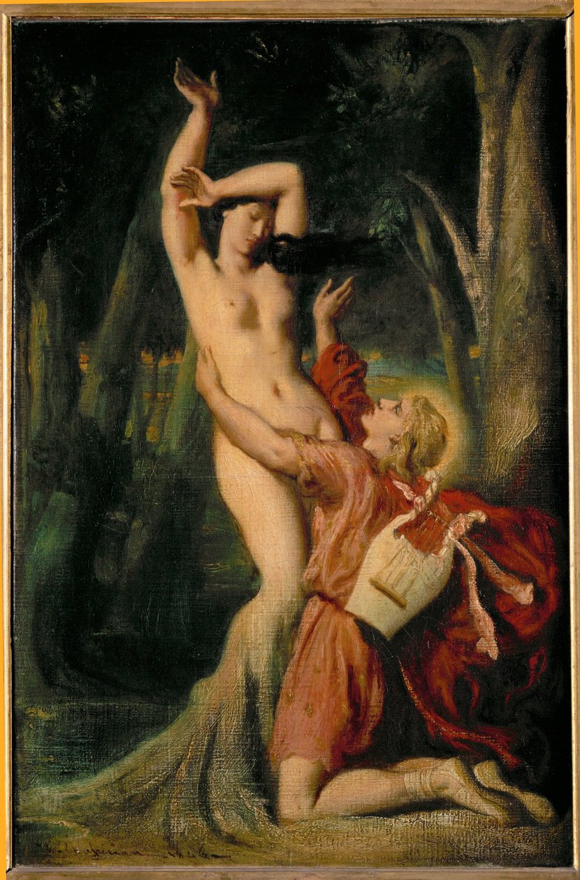 Apolo e Daphne ... de Théodore Chassériau