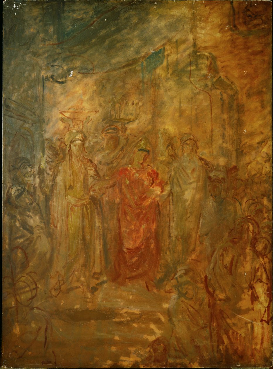Casamento judeu em Constantine, Argélia ... de Théodore Chassériau