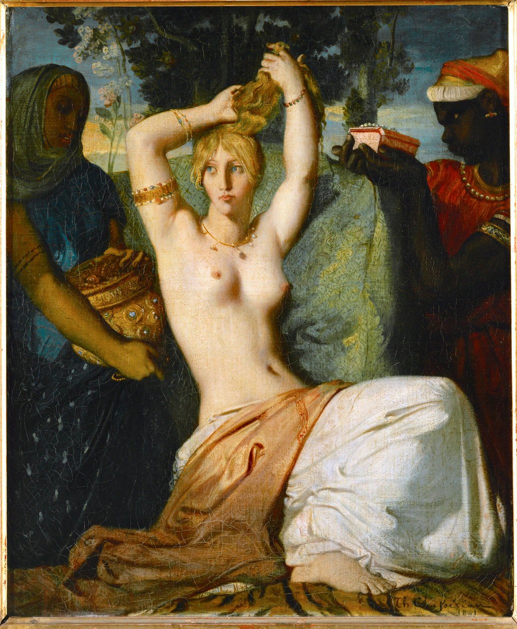 A casa de banho de Esther ... de Théodore Chassériau