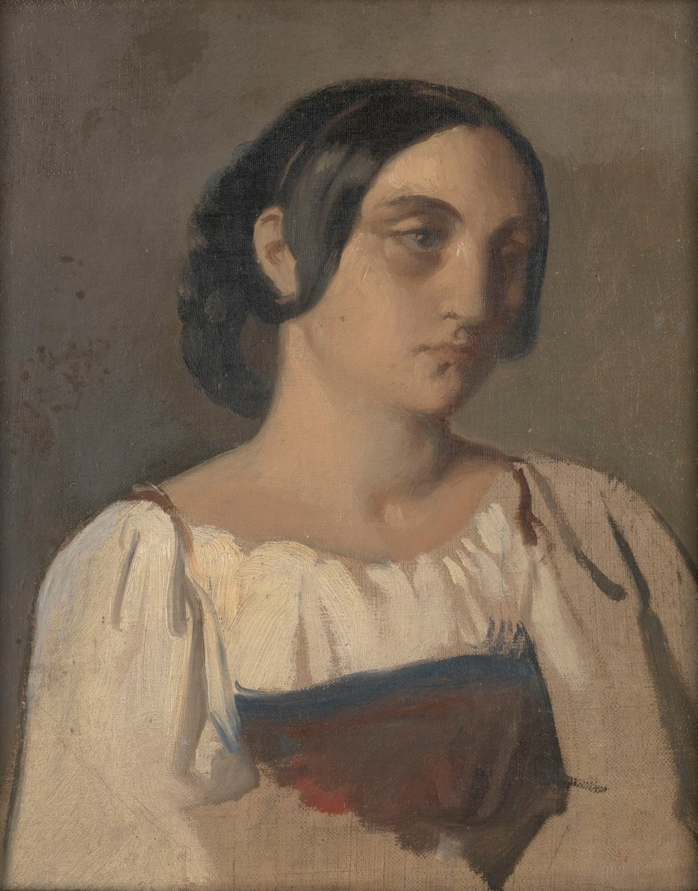 Retrato de uma mulher italiana de Théodore Chassériau