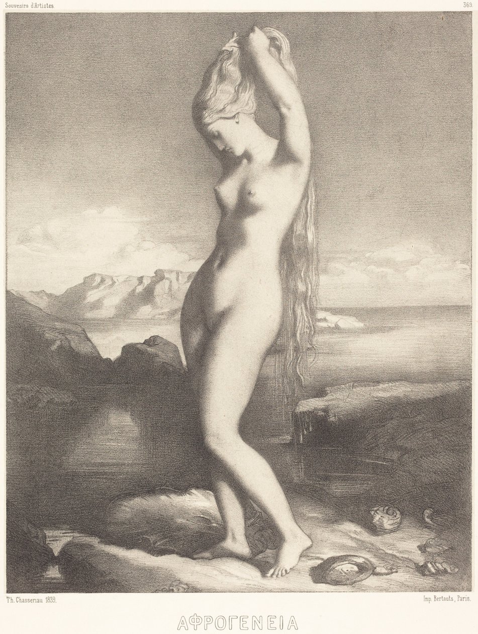 Vénus Anadiomene de Théodore Chassériau
