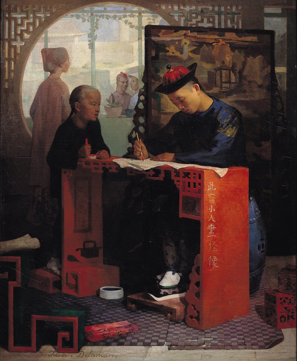 O jovem escriba chinês de Theodore Delamarre