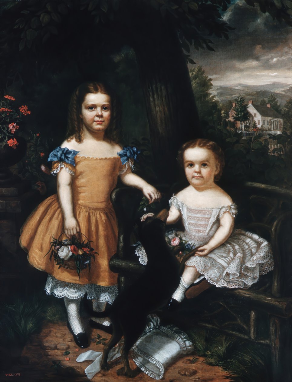 As Filhas de Daniel T. MacFarlan, 1857. de Theodore E. Pine