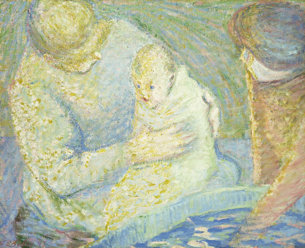 A criança tomando banho de Theodore Earl Butler