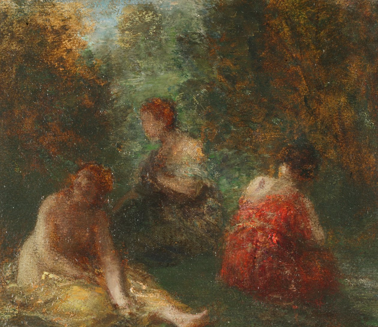 Os Banhistas, c.1871-74 (óleo sobre tela) de Theodore Fantin Latour