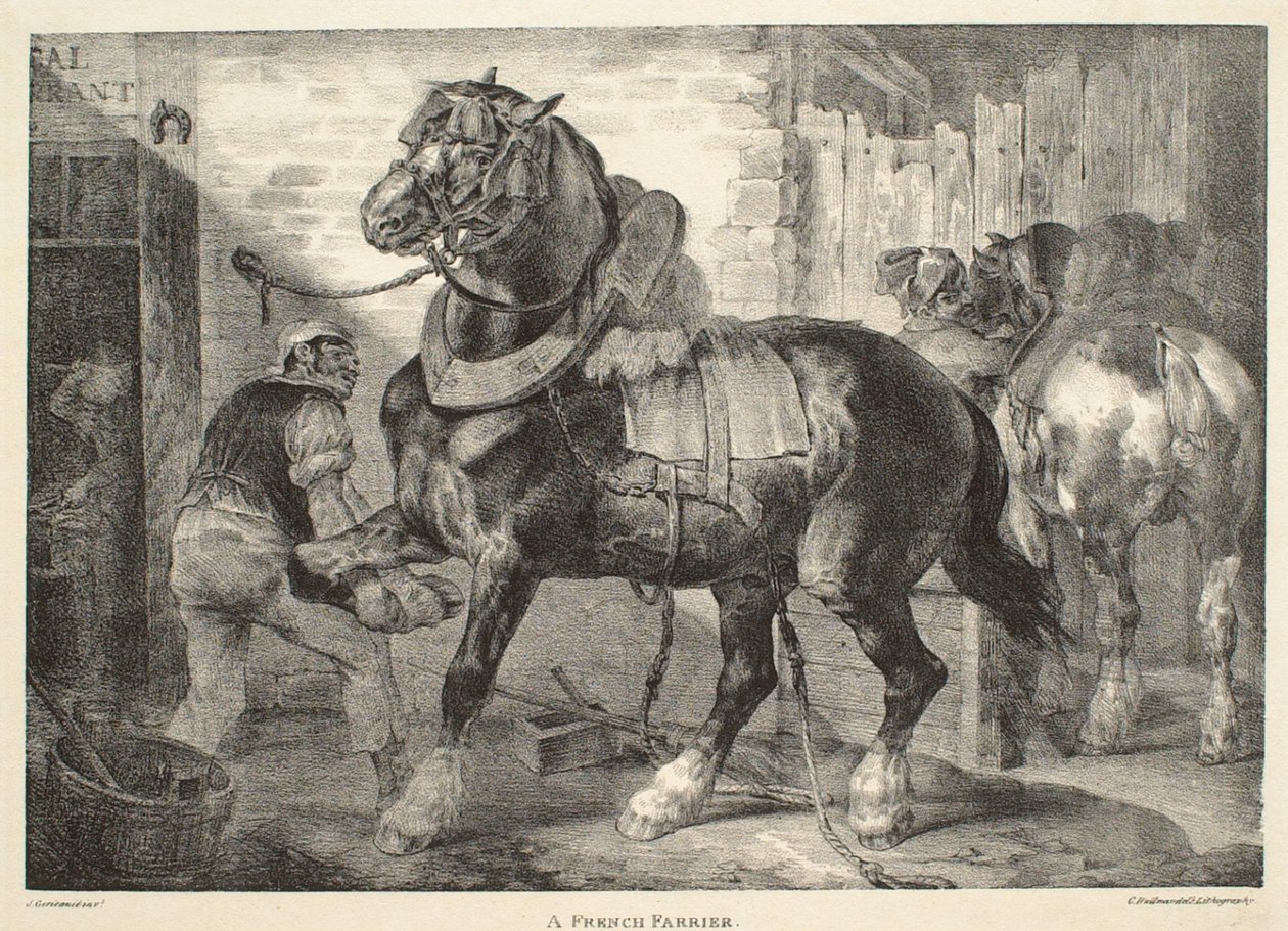 Um ferrador francês de Theodore Gericault