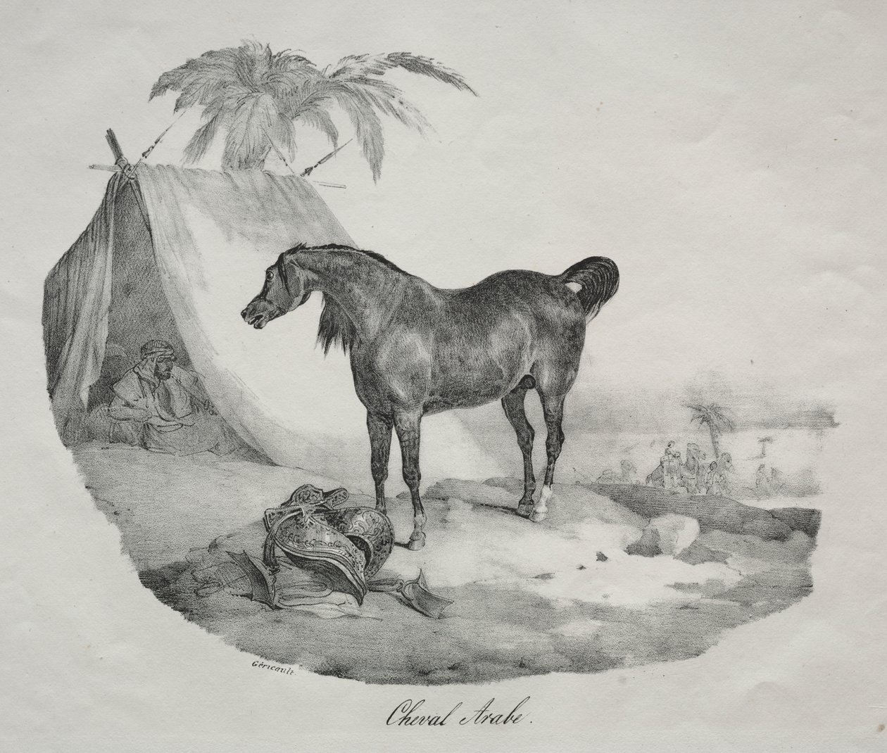 Cavalo Árabe de Theodore Gericault