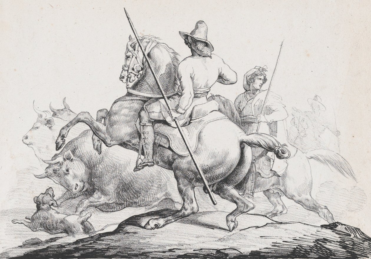Açougueiros de Roma, 1817. de Theodore Gericault
