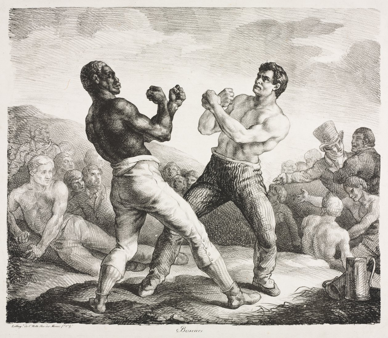 Pugilistas de Theodore Gericault