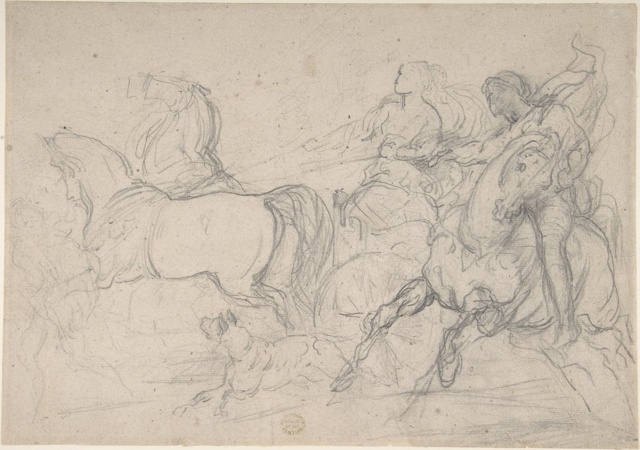 Condutor de carruagens e cavaleiro de Theodore Gericault