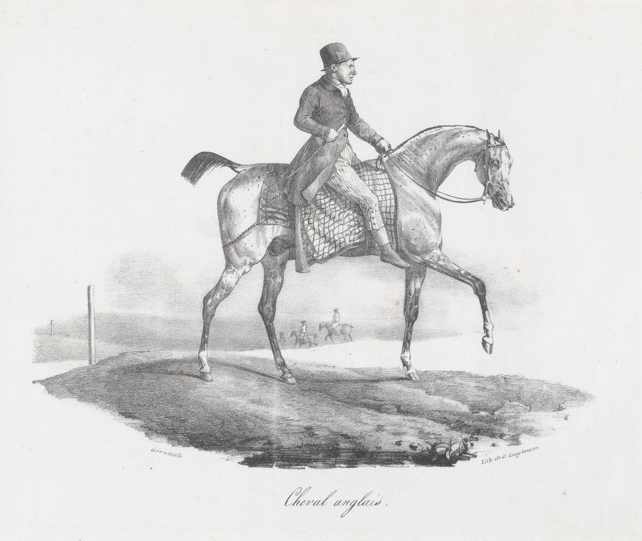 Cavalo inglês (An English Horse) de Theodore Gericault