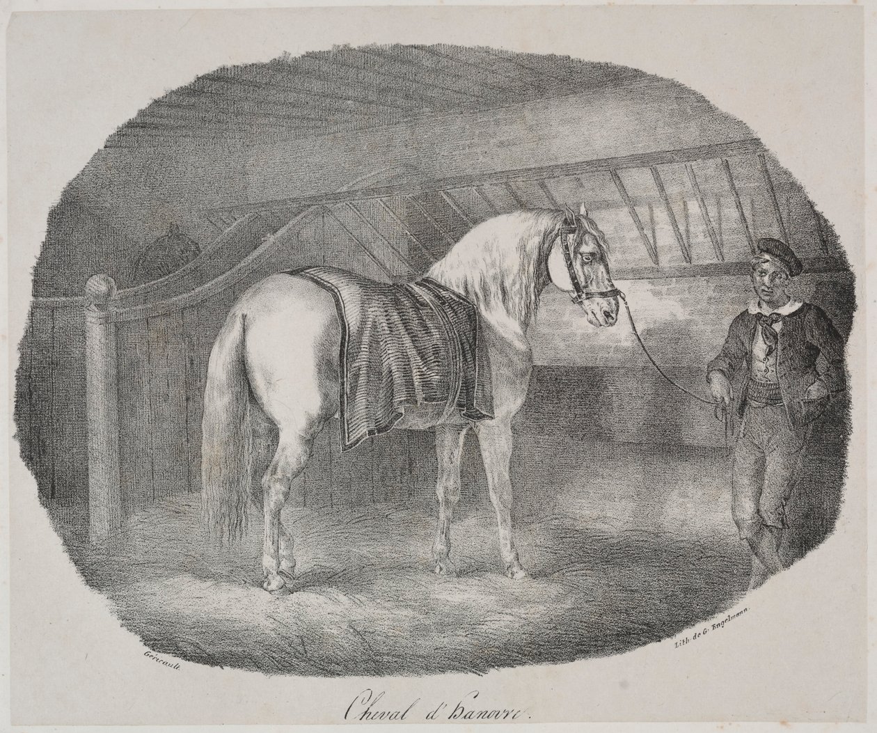 Cavalo hanoveriano. de Theodore Gericault