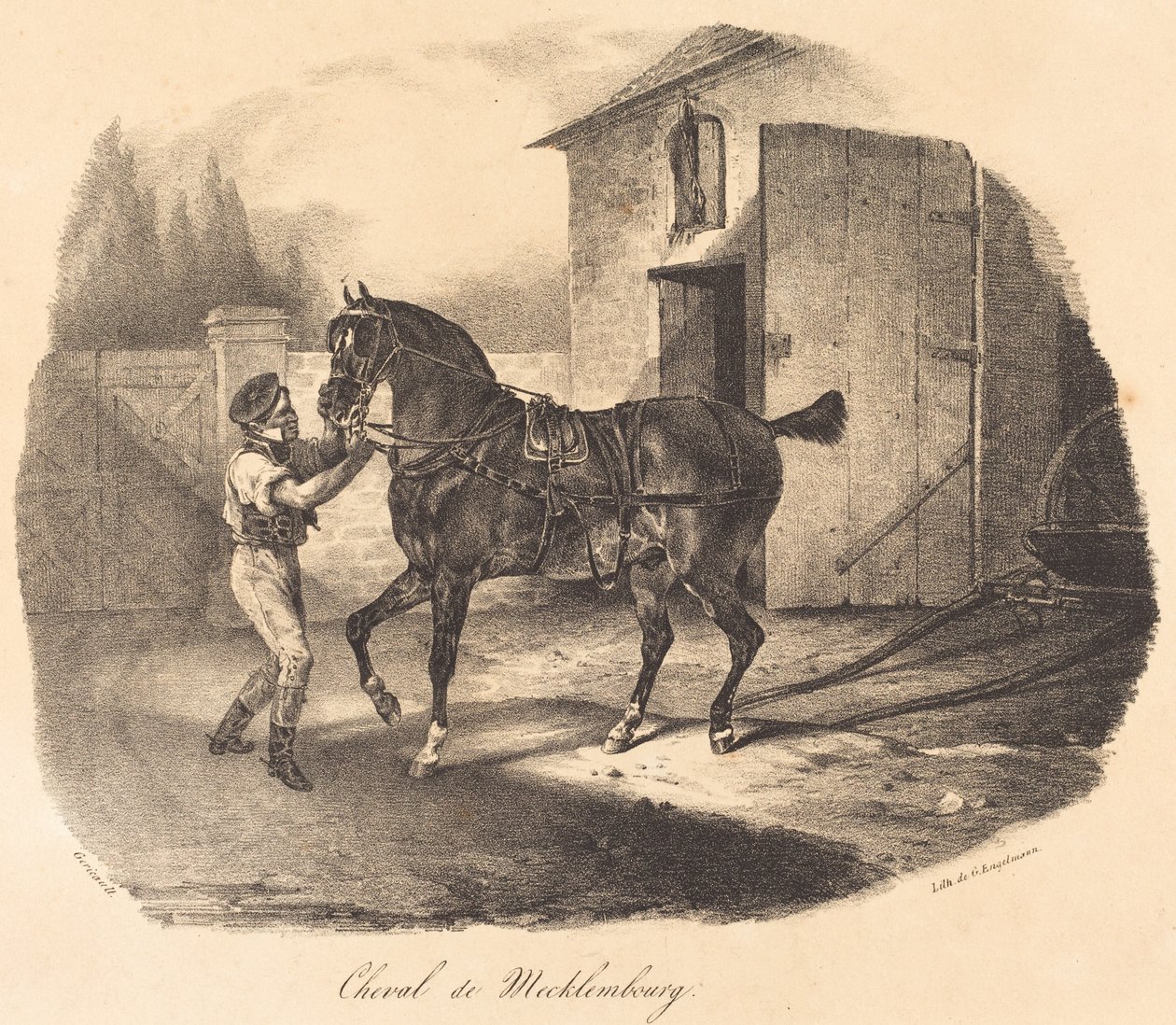 Cavalo de Mecklemburgo de Theodore Gericault
