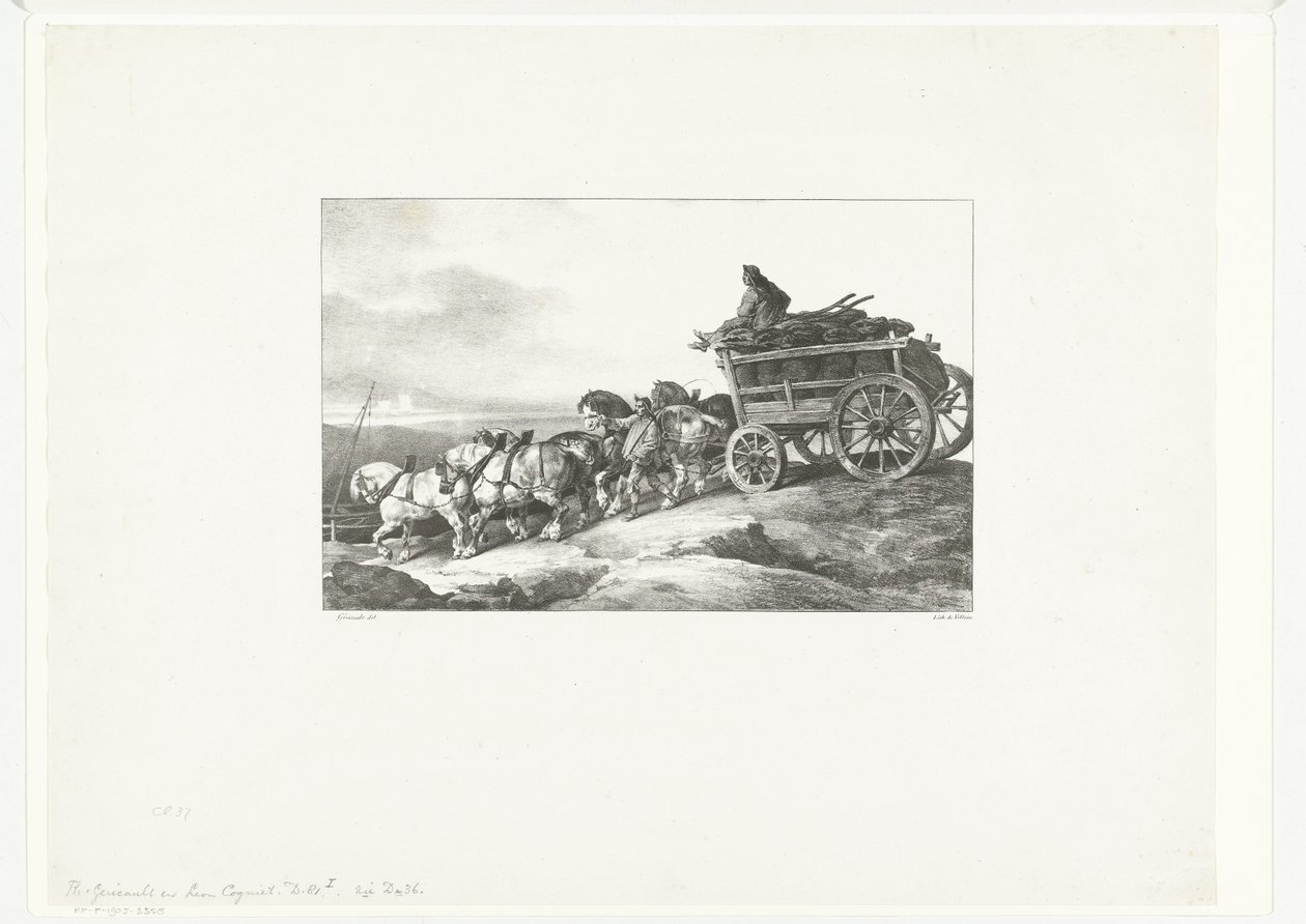 O vagão de carvão de Theodore Gericault