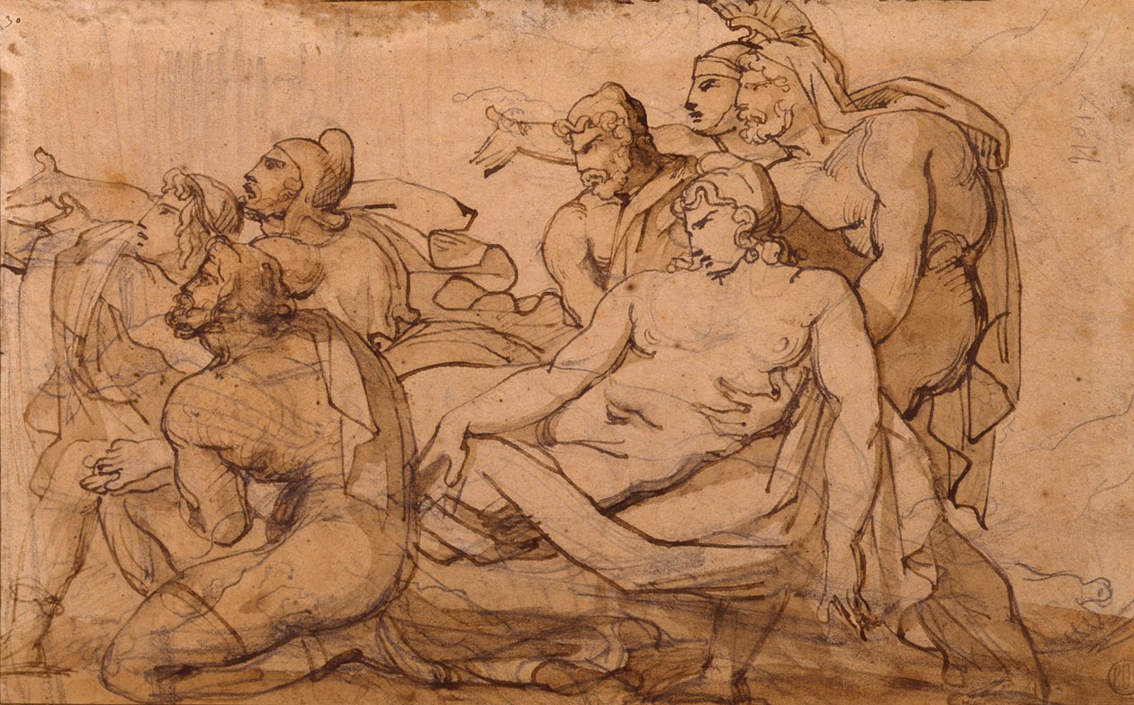 Morte de Paris de Theodore Gericault