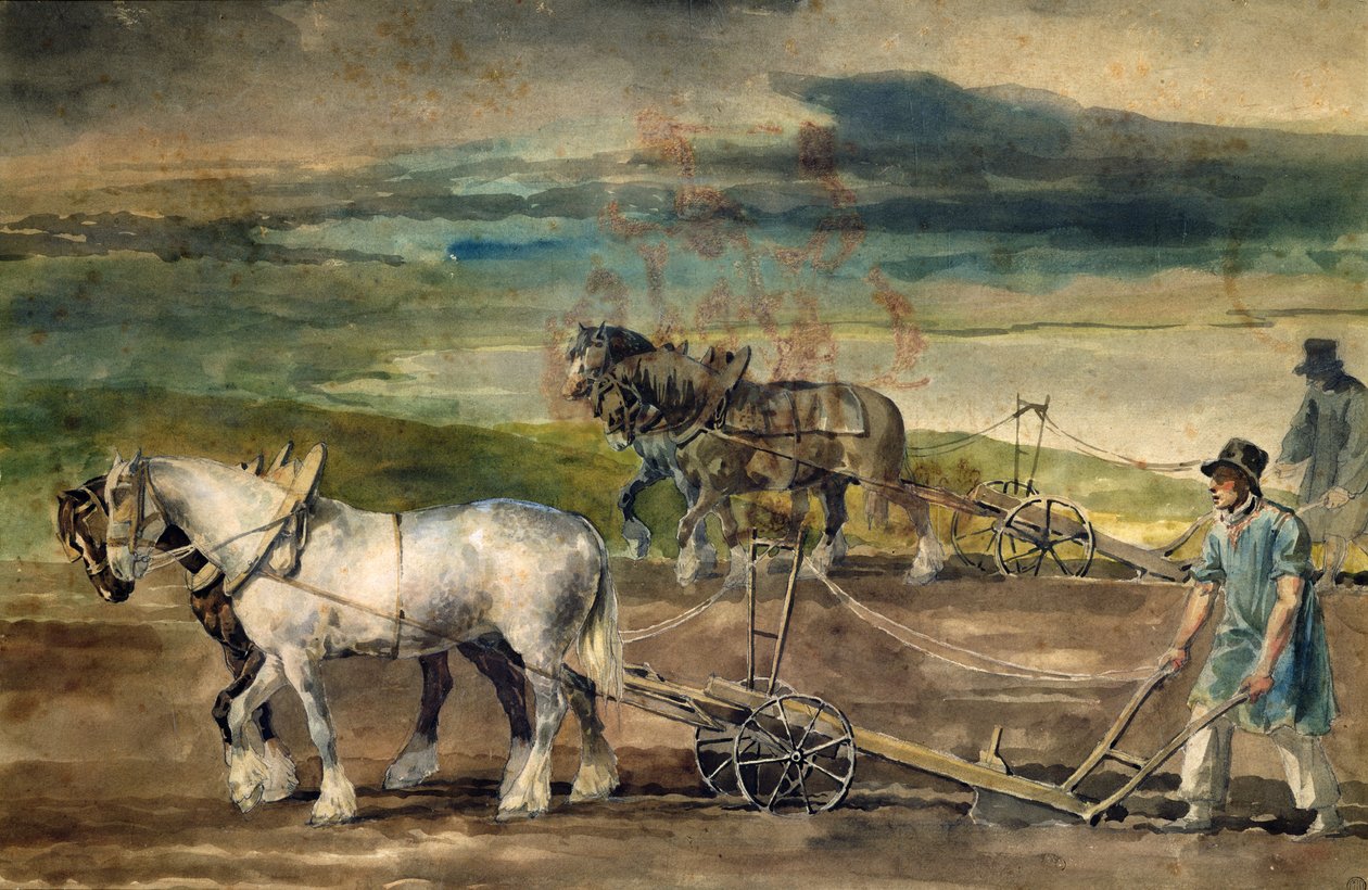 Trabalhadores agrícolas de Theodore Gericault