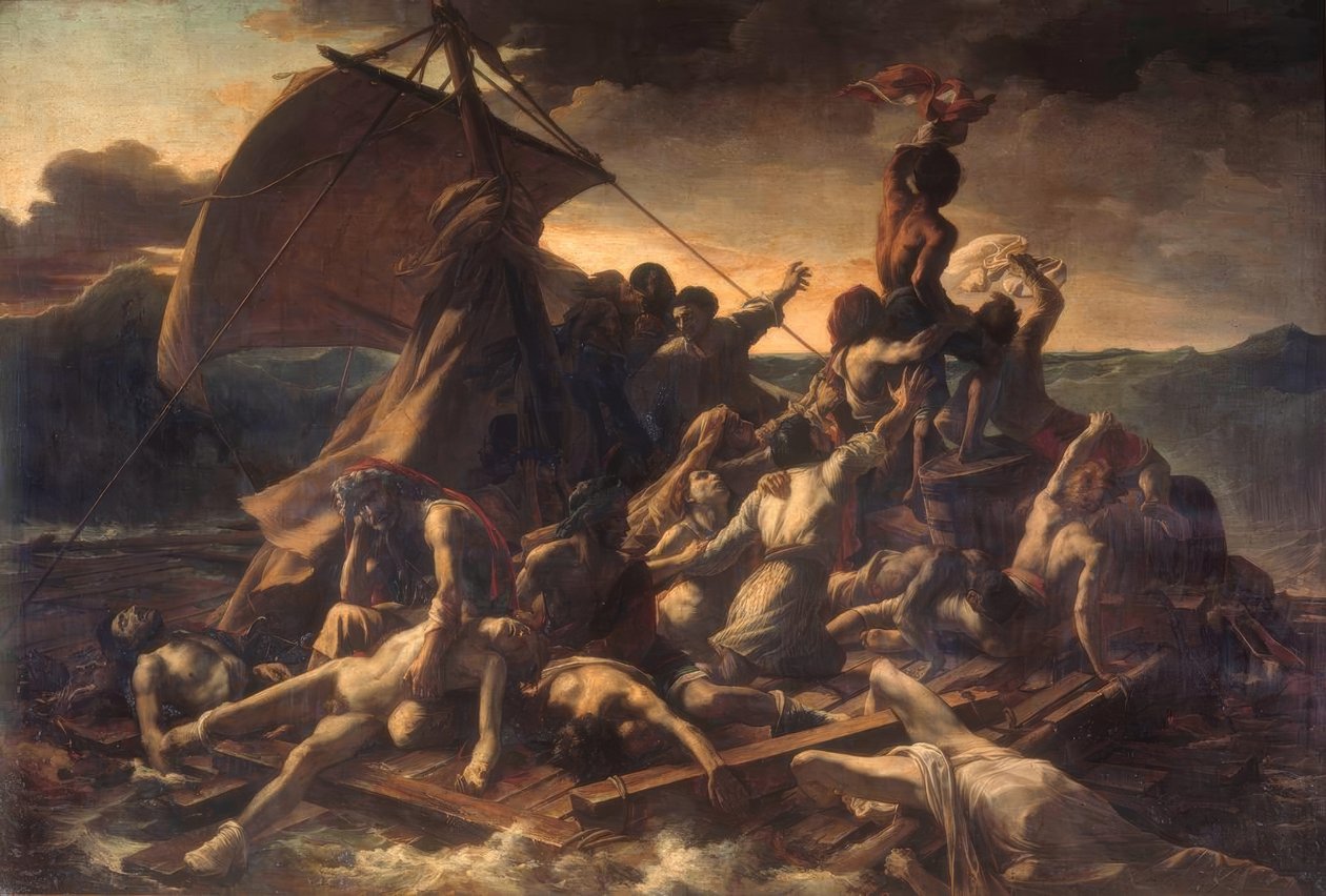 Géricault, jangada da Medusa de Theodore Gericault