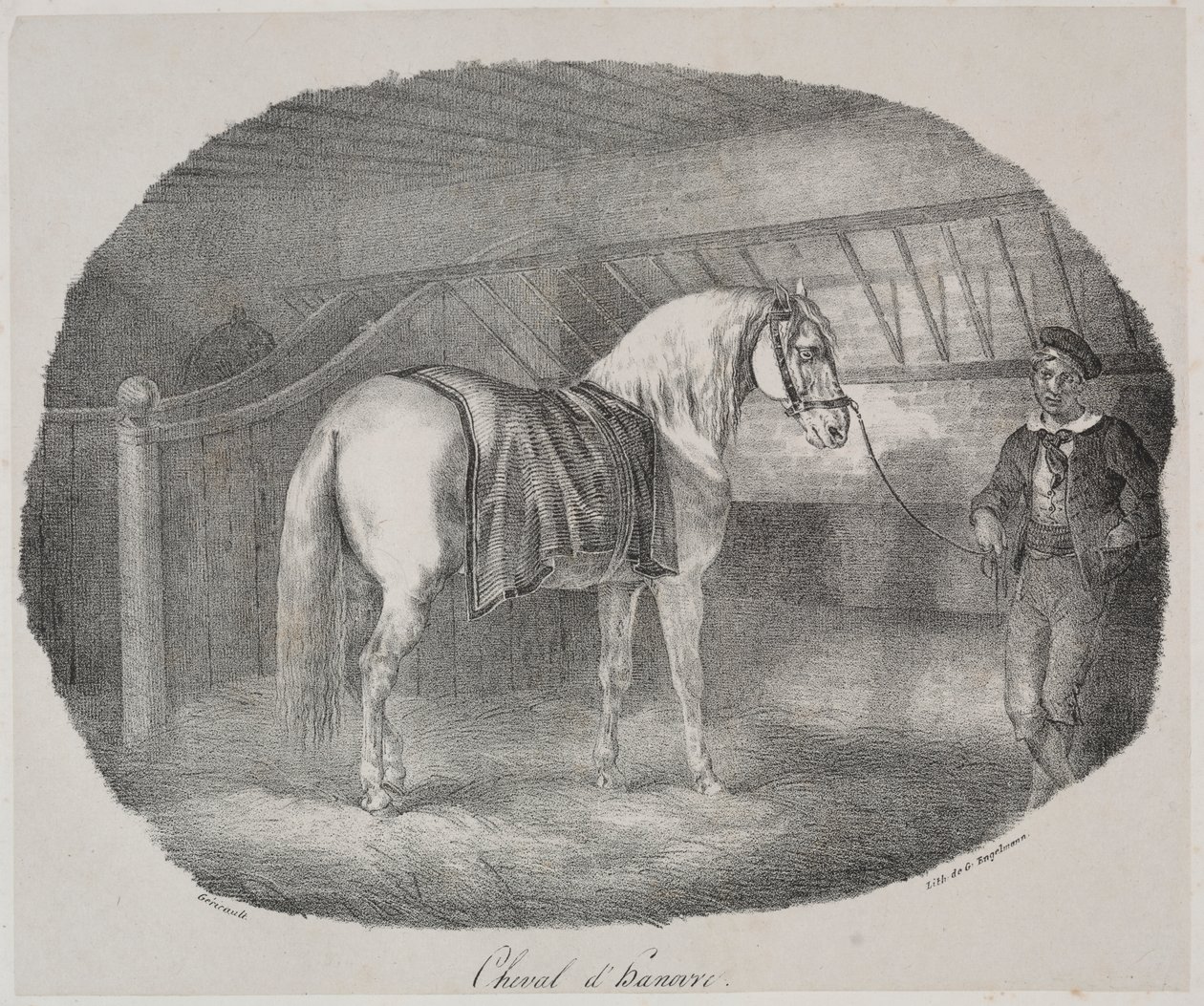 Cavalo de Hanôver de Theodore Gericault