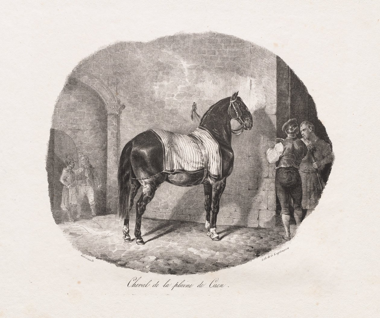 Cavalo da planície de Caen de Theodore Gericault
