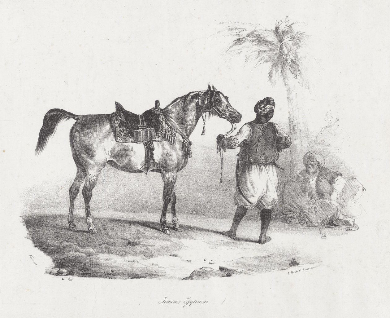 Égua egípcia (An Egyptian Mare) de Theodore Gericault