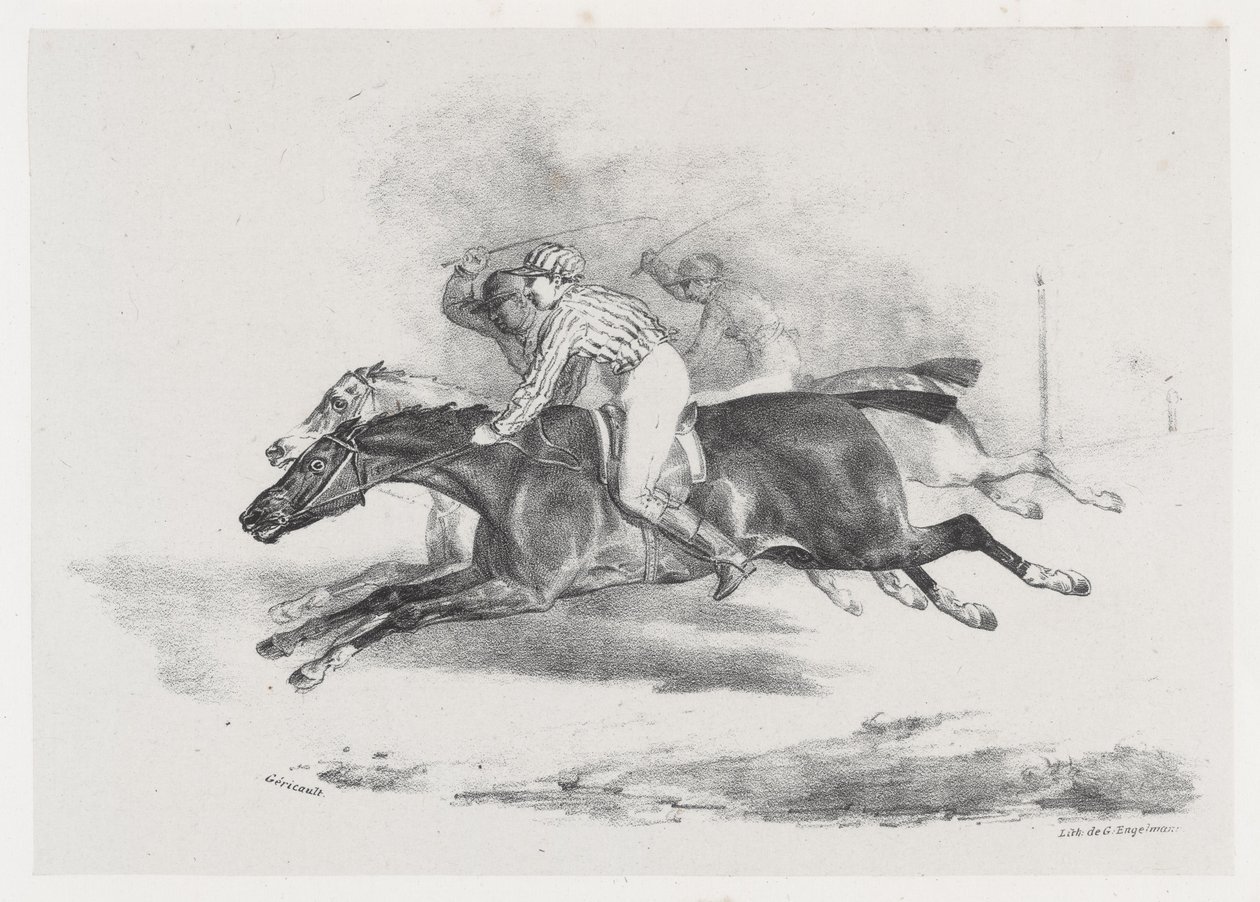 La Course (A Corrida) de Theodore Gericault