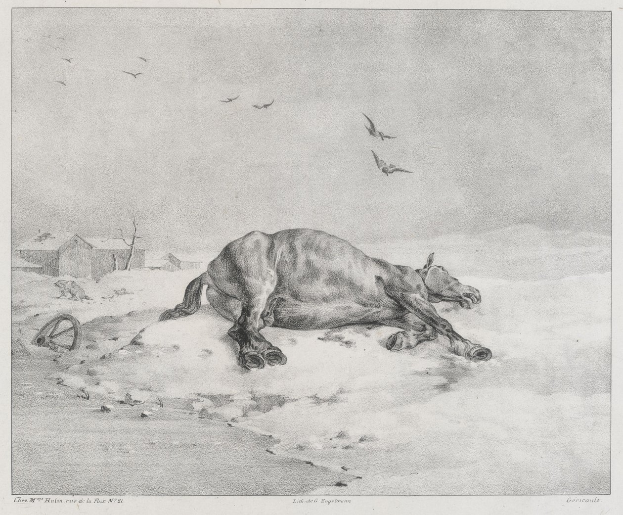 O Cavalo Morto (The Dead Horse) de Theodore Gericault