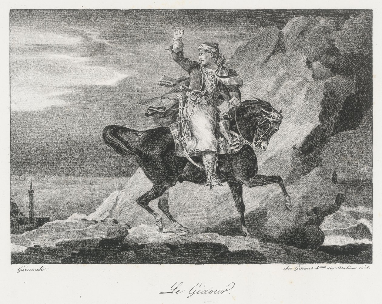 Le Giaour (O Giaour) de Theodore Gericault