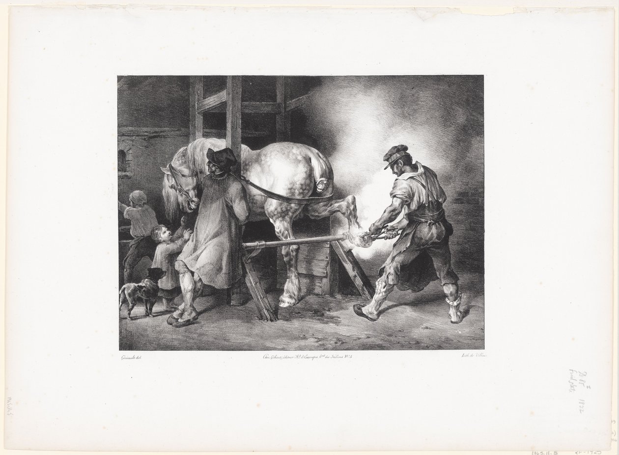 O Maréchal flamengo (O Ferreiro Flamengo) de Theodore Gericault