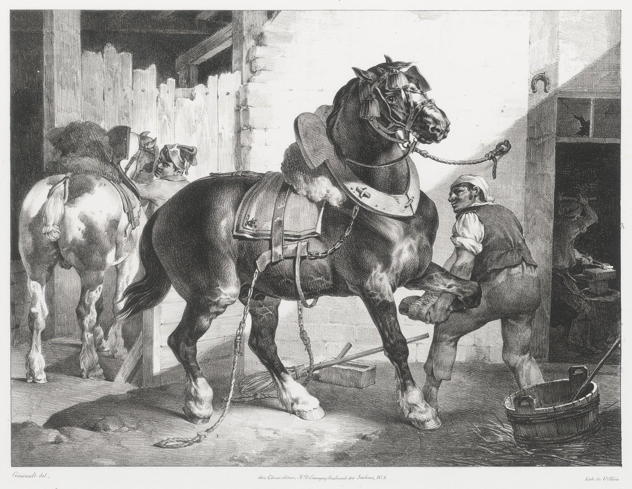 O Marechal francês (O Ferreiro Francês) de Theodore Gericault