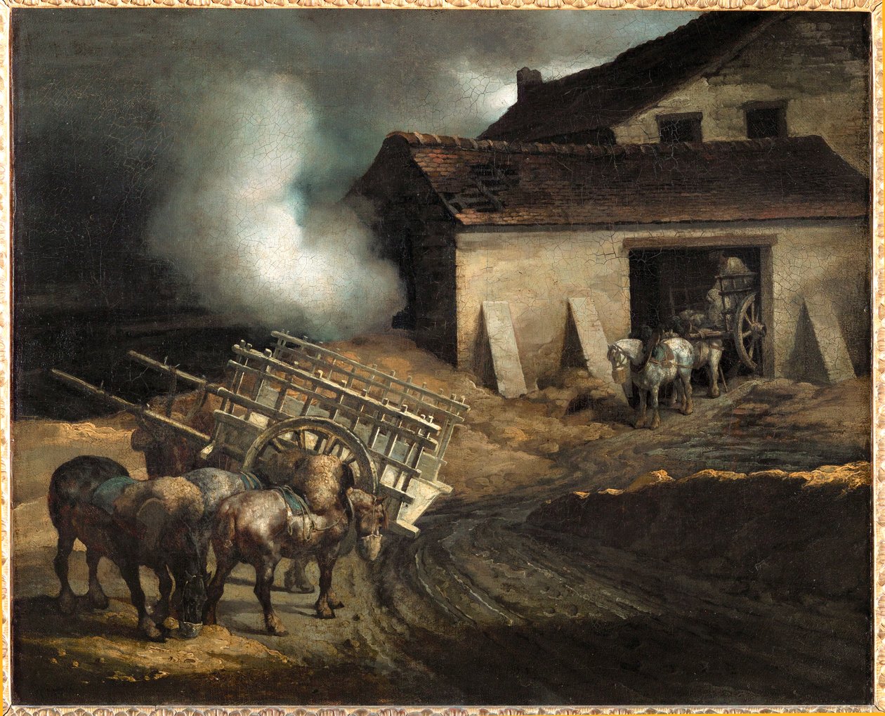 Le four a platre. O forno de gesso ... de Theodore Gericault