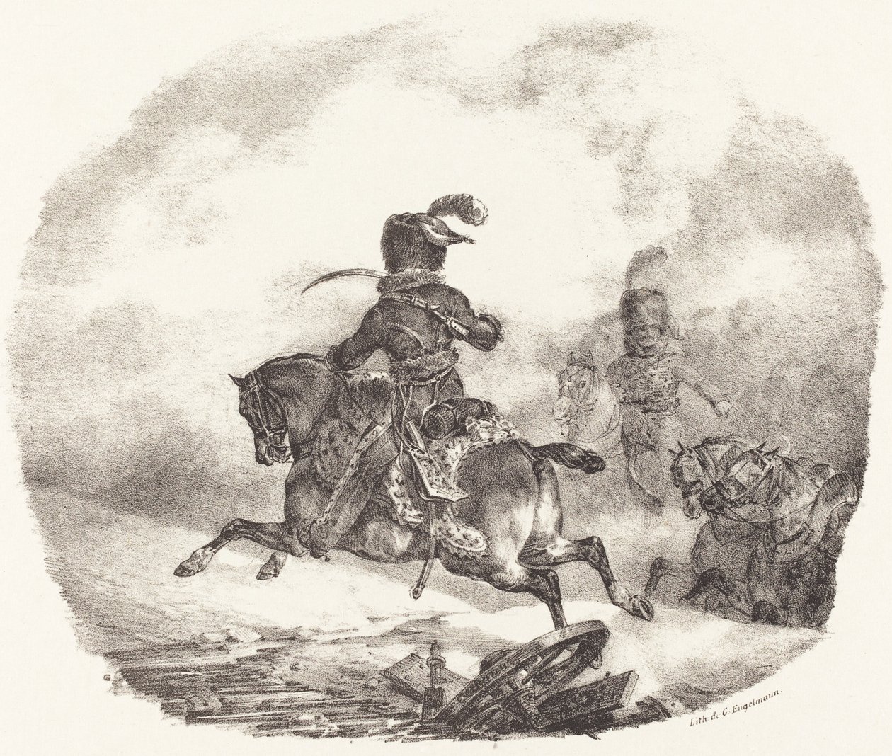 Oficial de Artilharia Leve da Guarda Imperial de Theodore Gericault