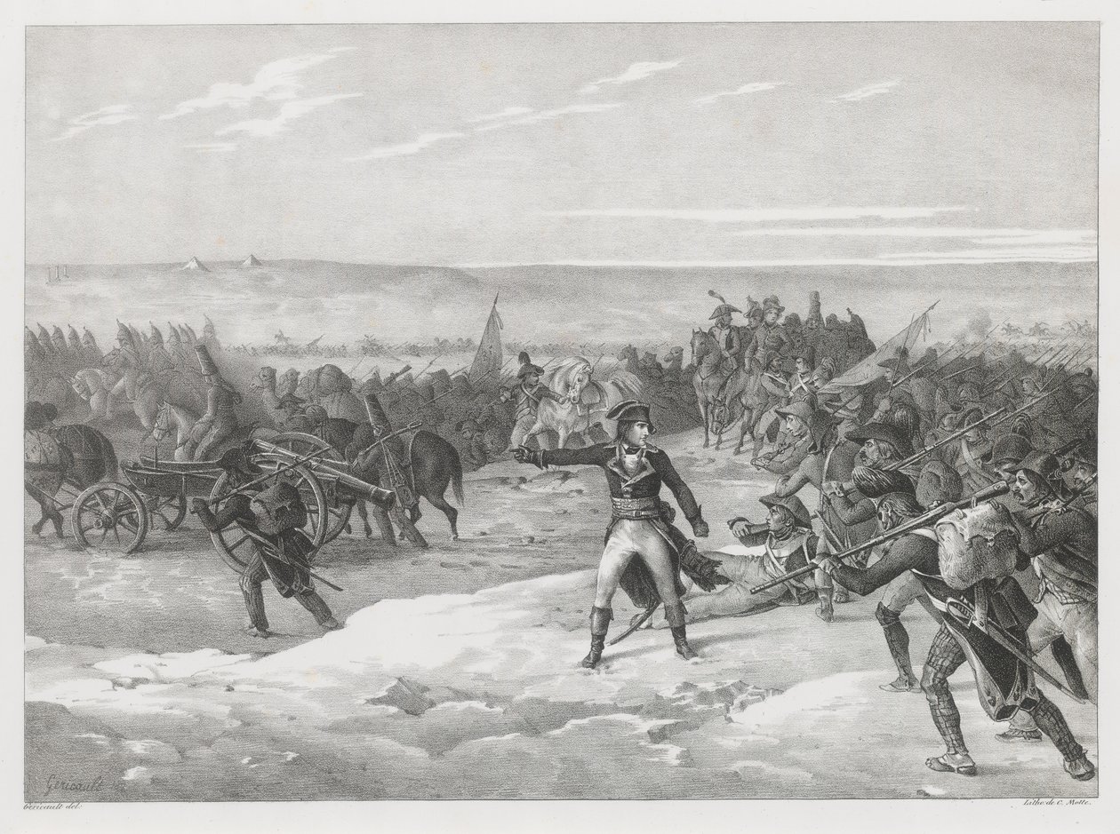 Caminhada no deserto (March in the Desert) de Theodore Gericault