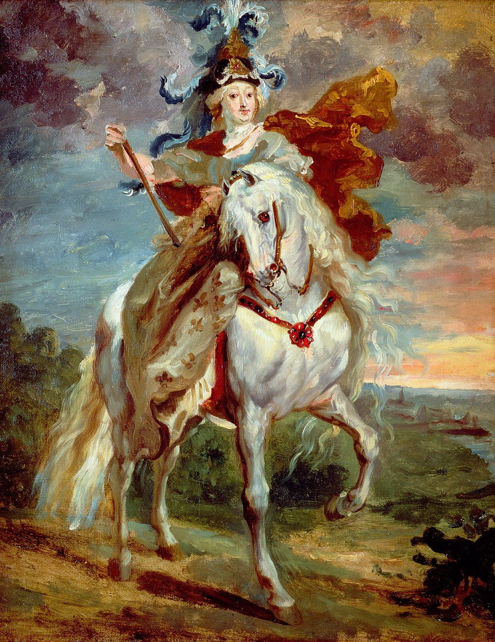 Marie de Medicis em Pont-de-Ce de Theodore Gericault