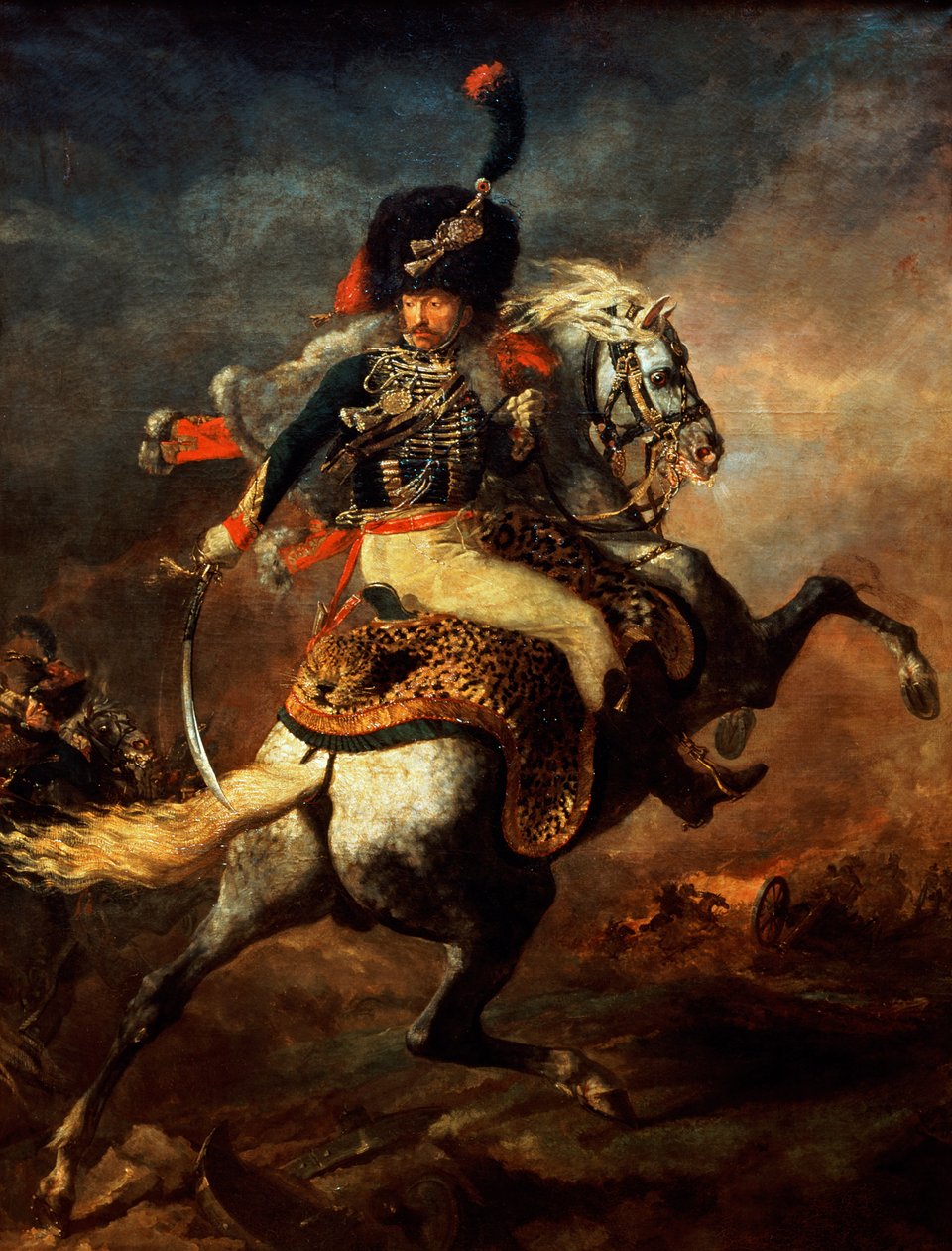 Oficial dos Hussardos de Theodore Gericault