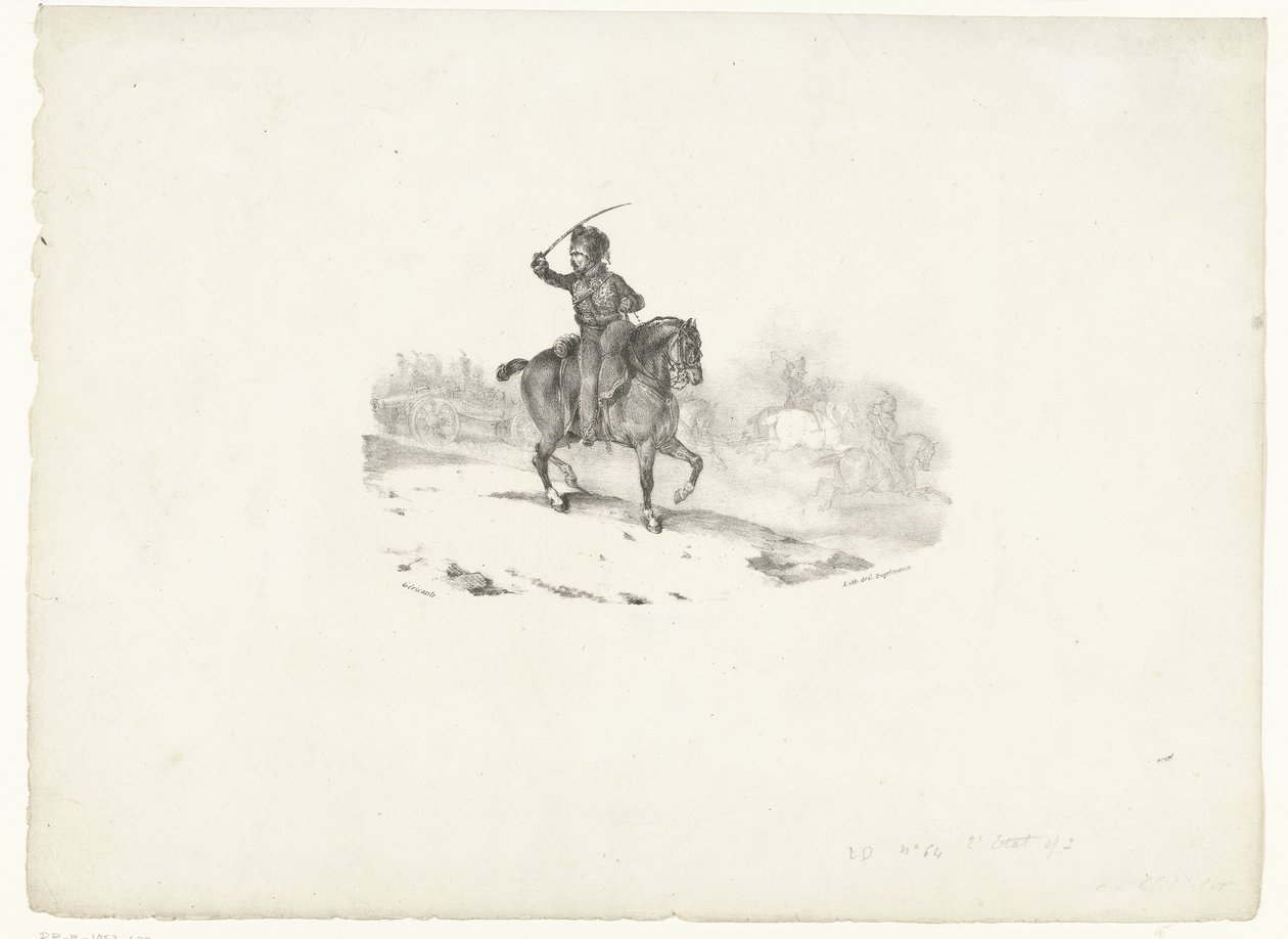Oficial de artilharia de Theodore Gericault