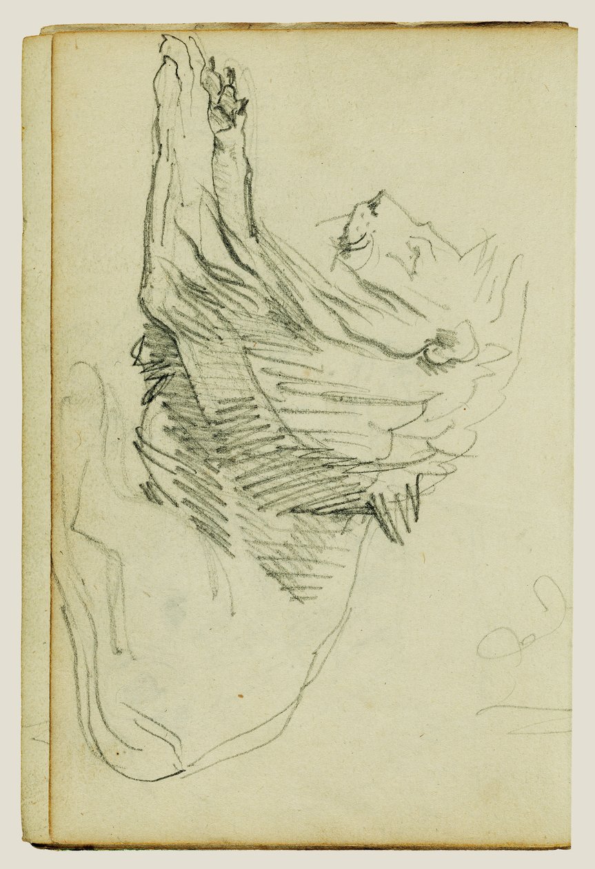 Leão sentado de Theodore Gericault