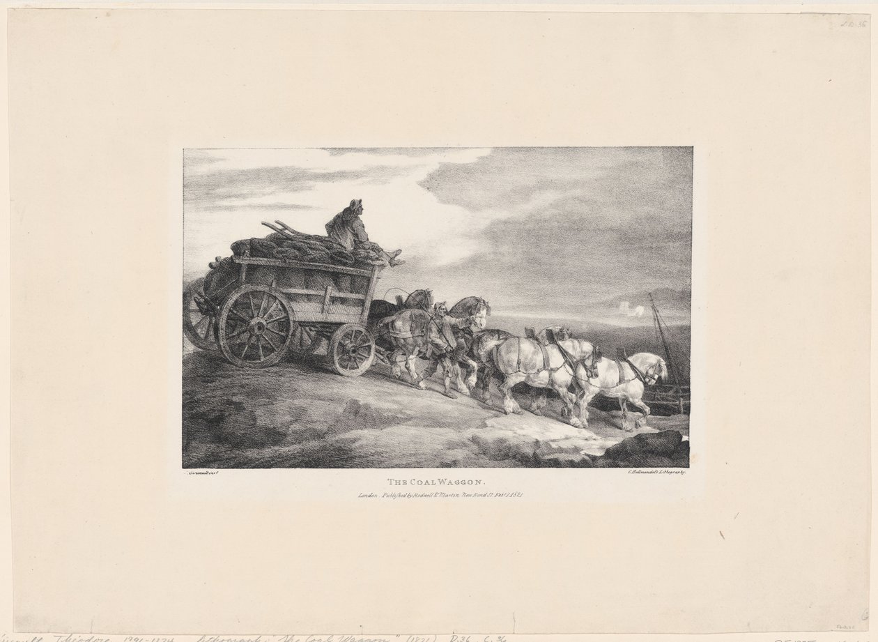 O Vagão de Carvão de Theodore Gericault
