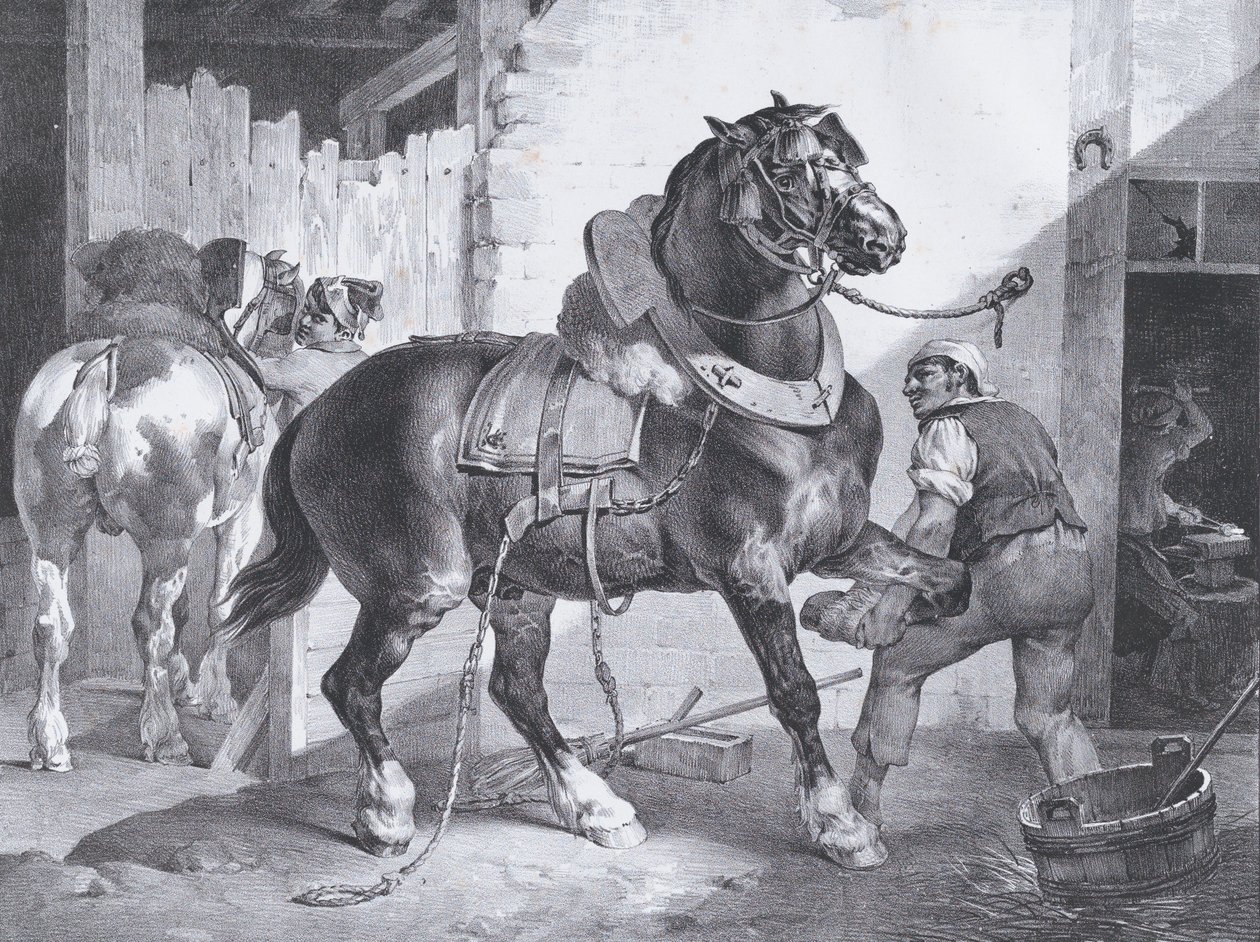 O ferreiro francês, 1822. de Theodore Gericault