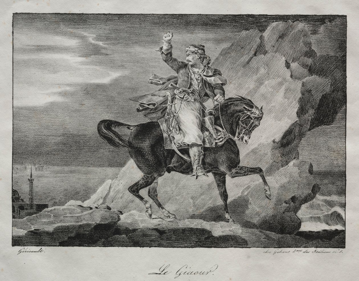 O Giaour, 1820. de Theodore Gericault