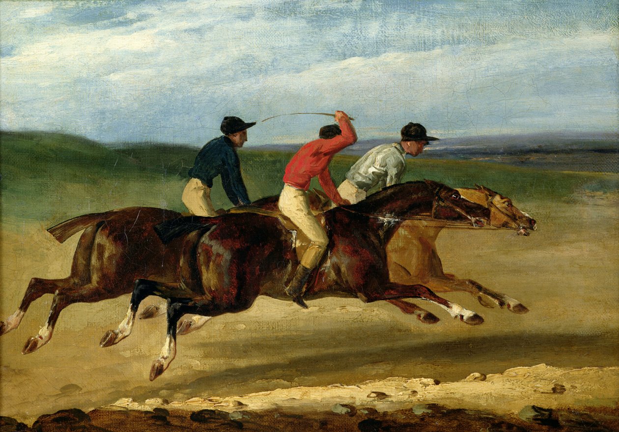 A corrida de cavalos de Theodore Gericault