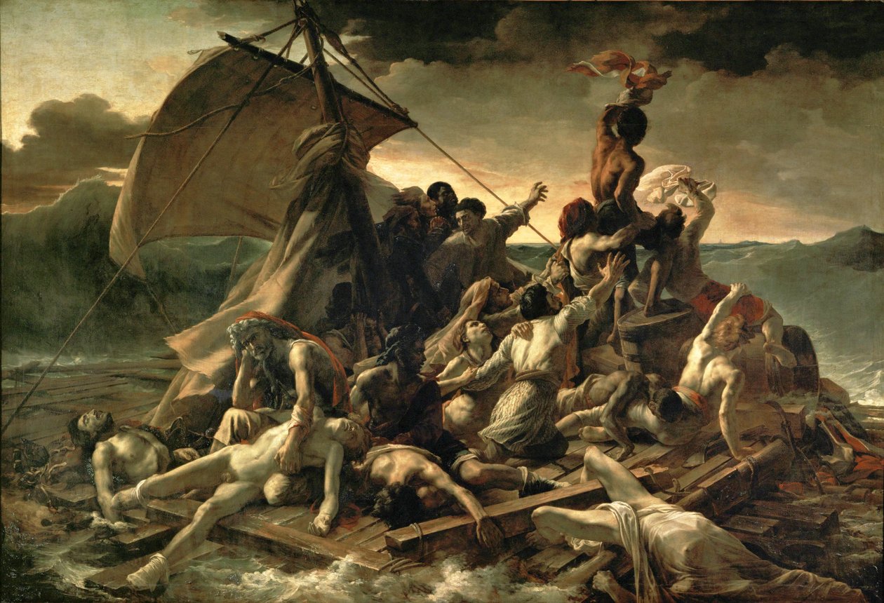 A jangada da "Medusa" ... de Theodore Gericault