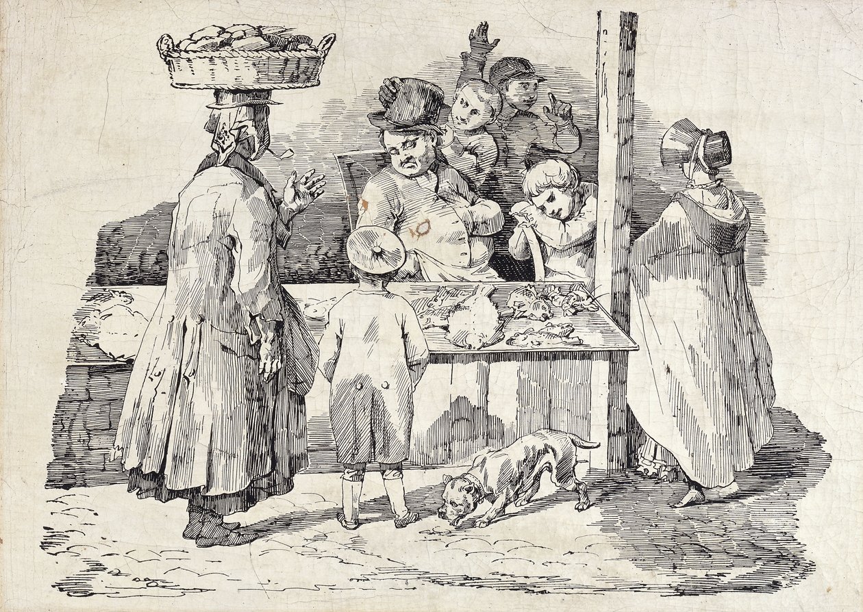 O vendedor de peixes adormecidos, de Theodore Gericault