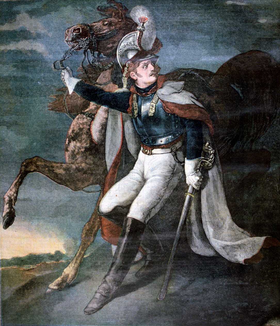 O Cuirassier Ferido, 1893 de Theodore Gericault