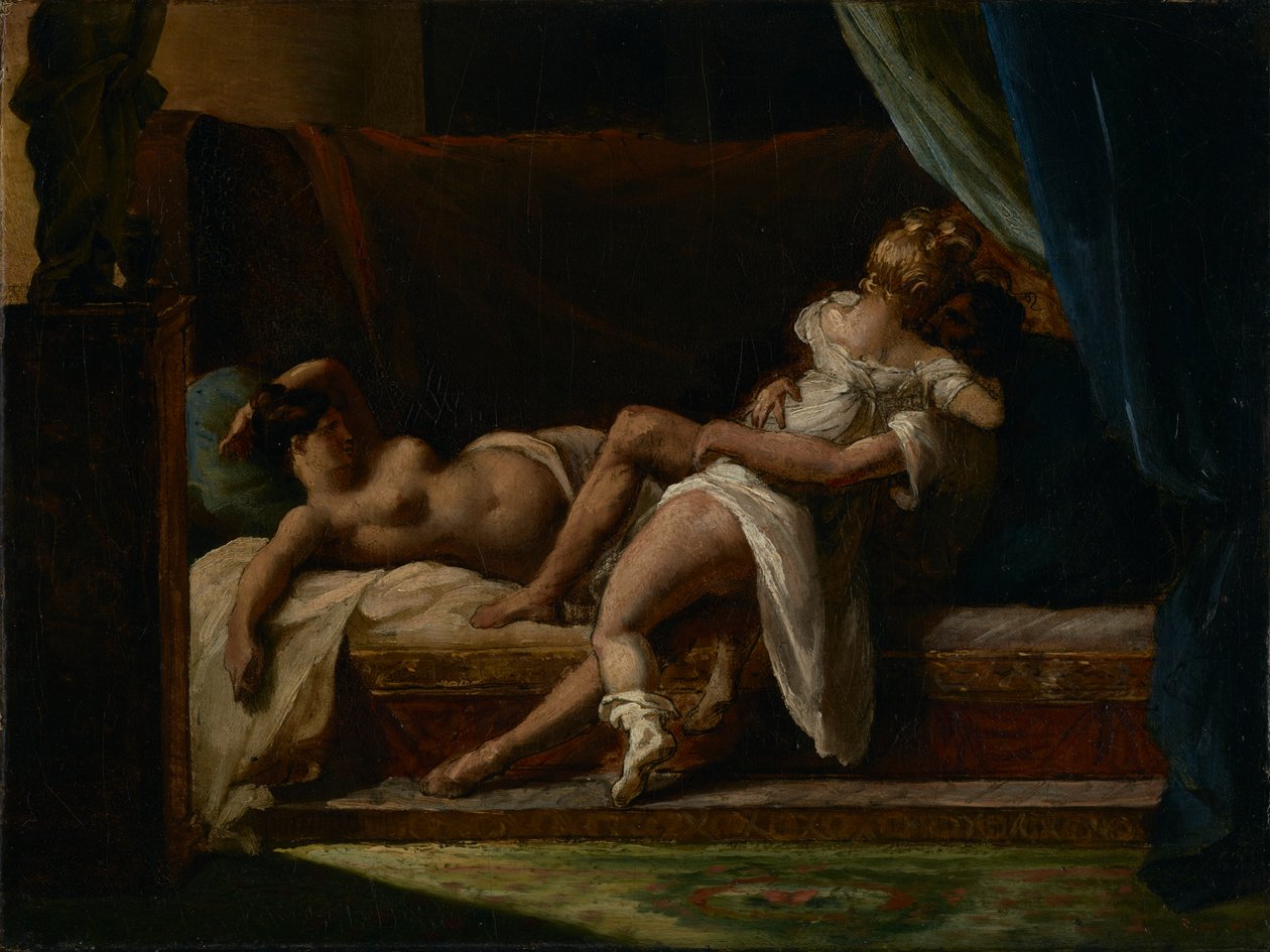 Três Amantes, 1817-20 de Theodore Gericault