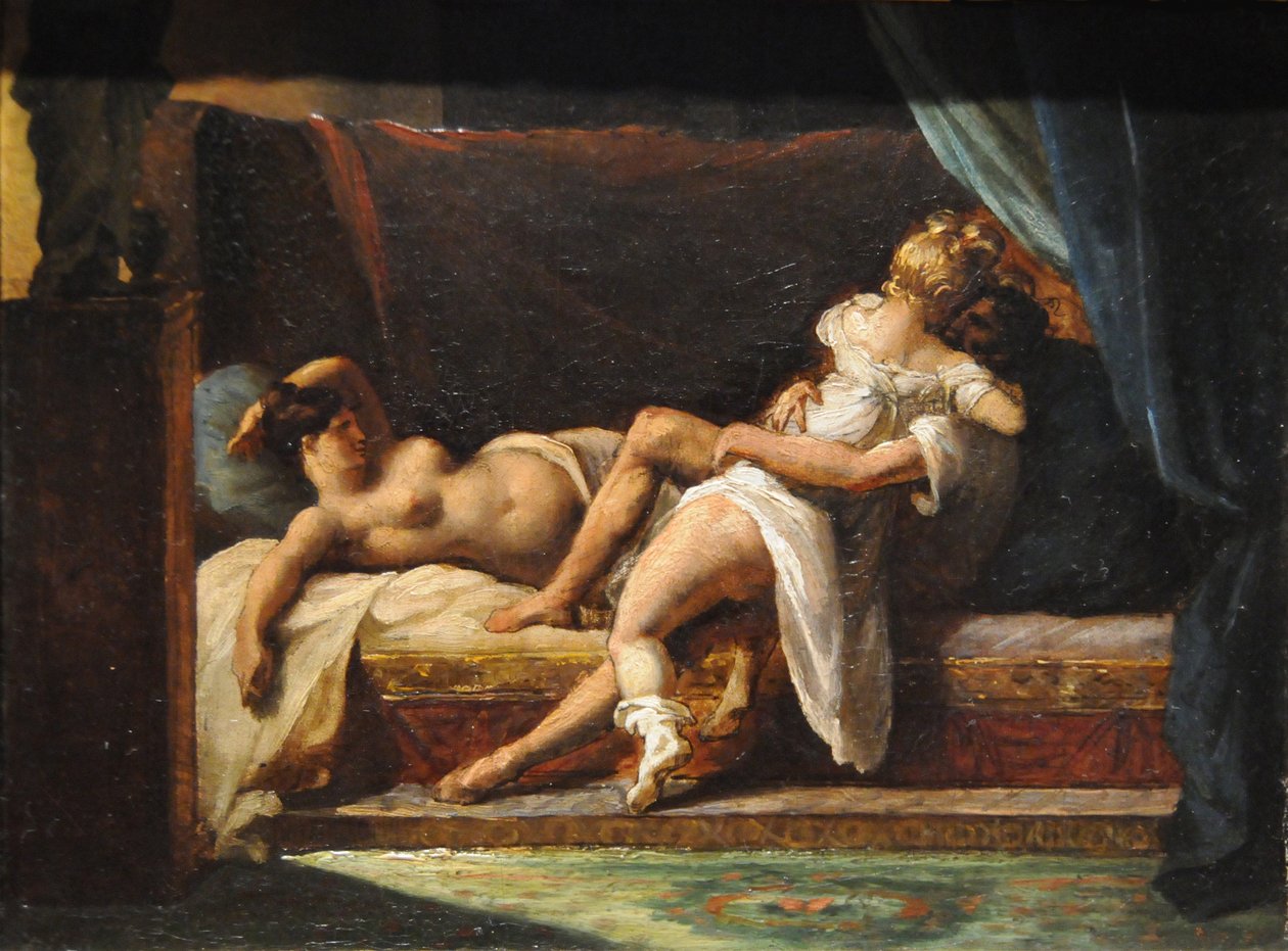 Três Amantes LAmour à trois, 1818-1820 de Theodore Gericault